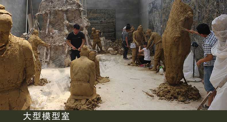 銅雕塑模型室，銅雕塑模型